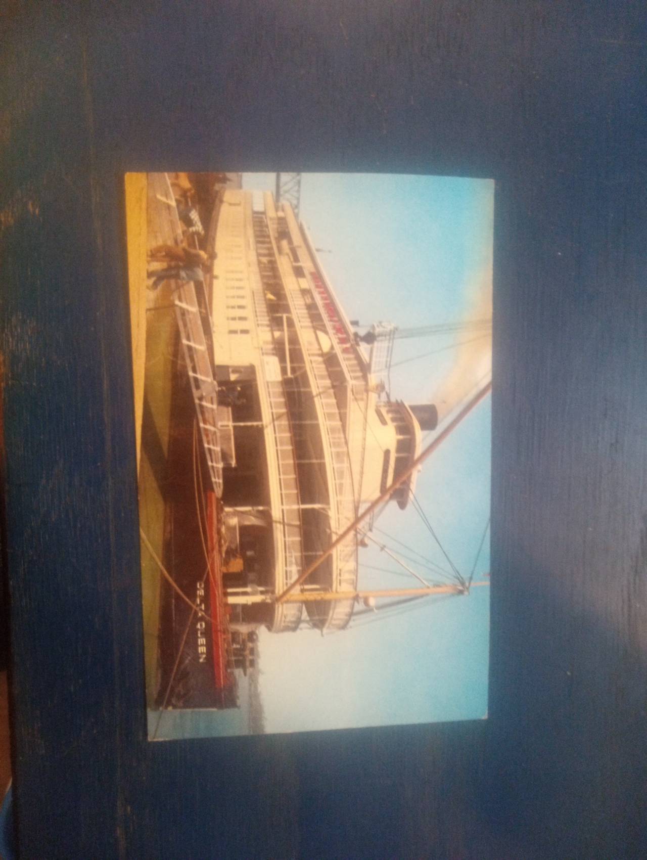 Vintage Delta Queen Steamboat Postcard