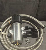 Universal Oil Catch Can Kit with Breather Filter and Braided Hose - Image 1