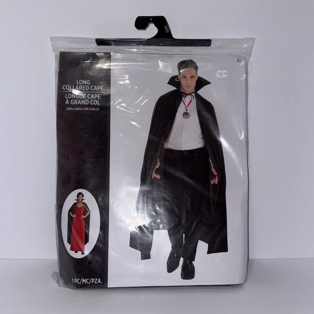 Long Collared Cape Unisex Halloween Costume