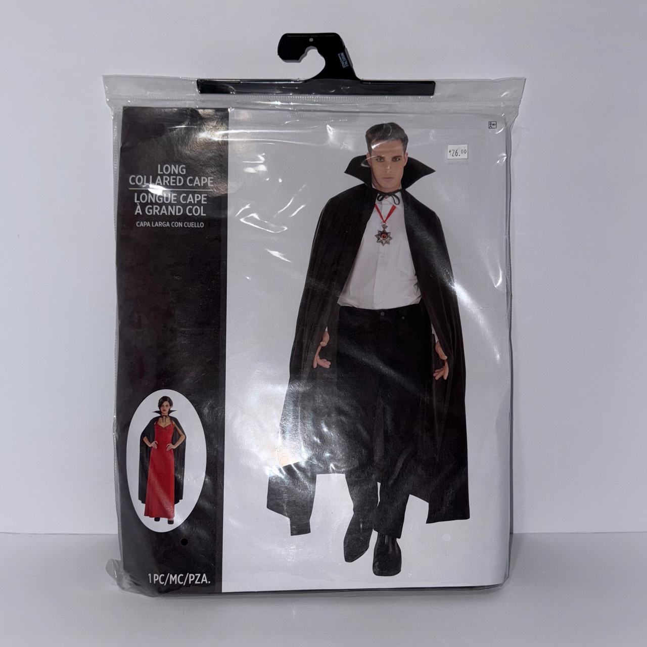 Long Collared Cape Unisex Halloween Costume