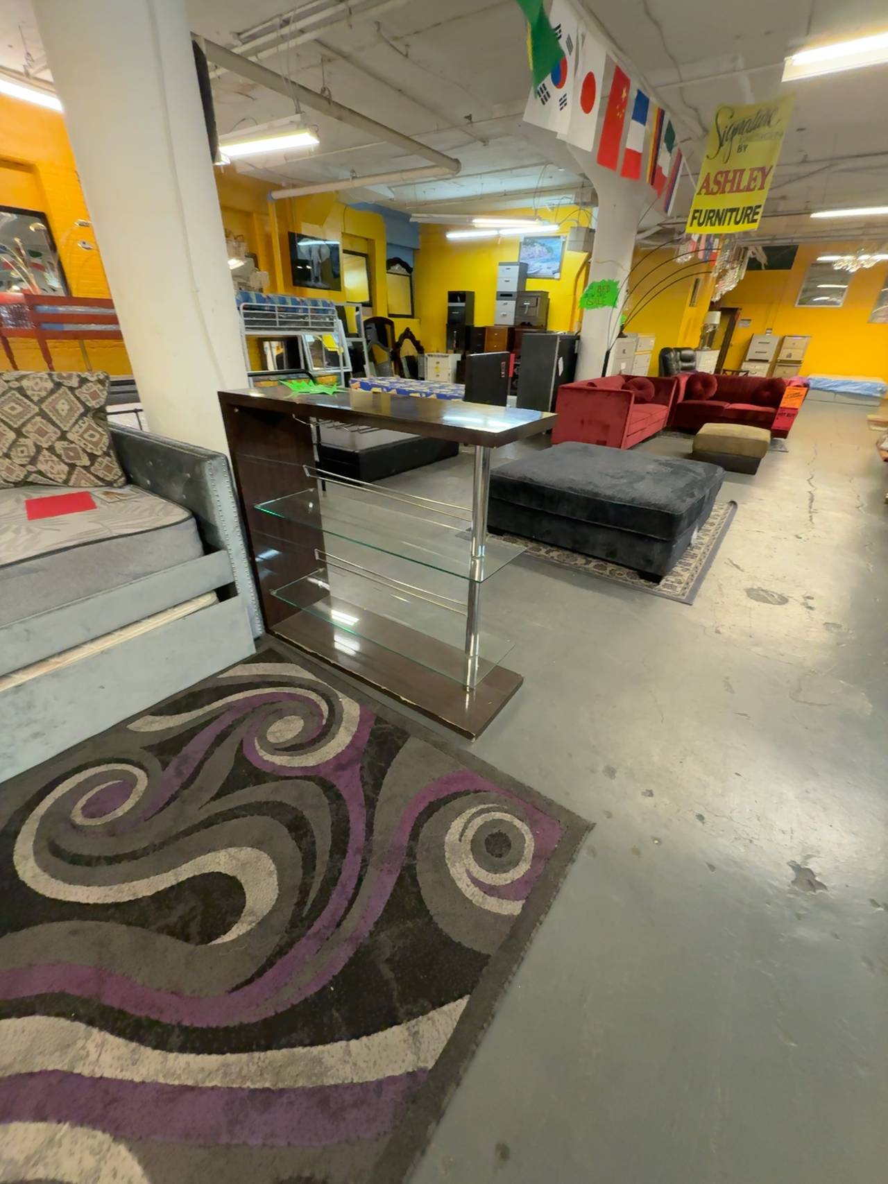 Coaster Furniture Bar Table with Wine Storage - White