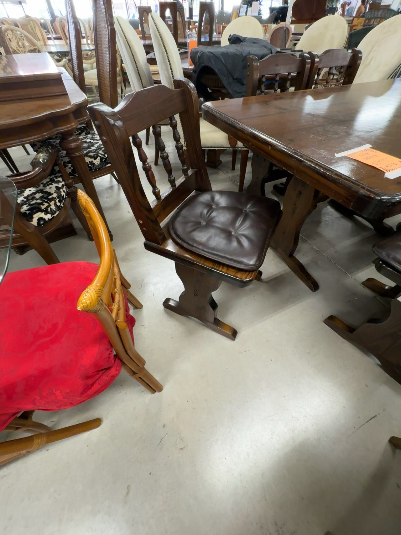 Vintage Mahogany Corner Chair
