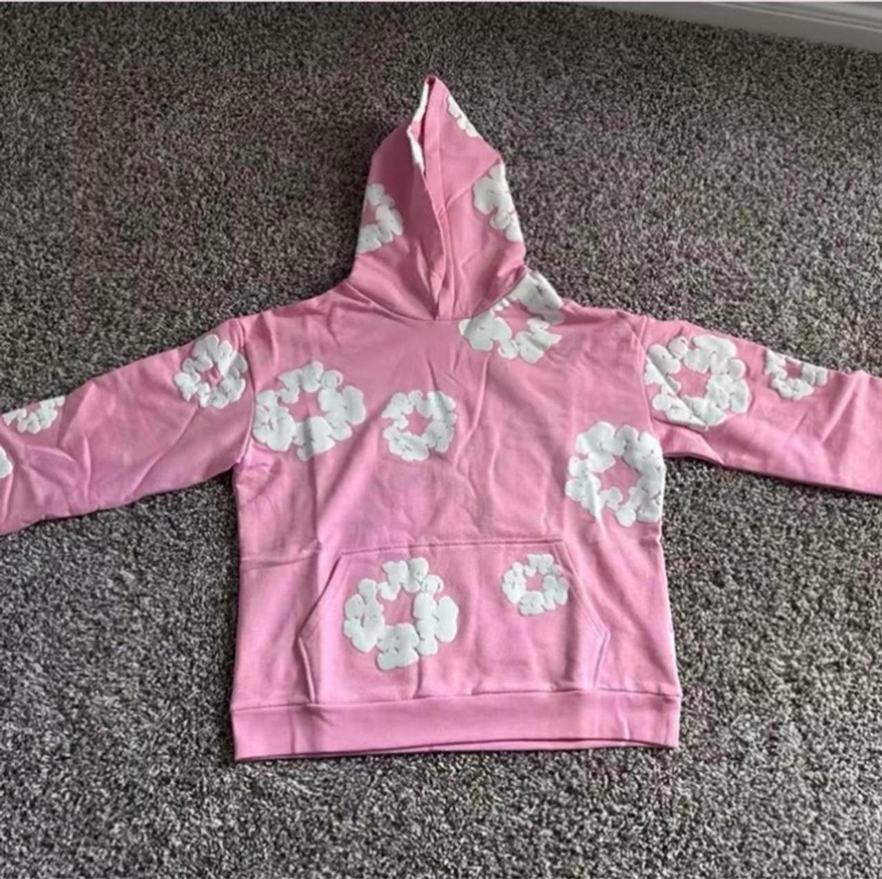 Denim Tears Cotton Wreath Hoodie Pink