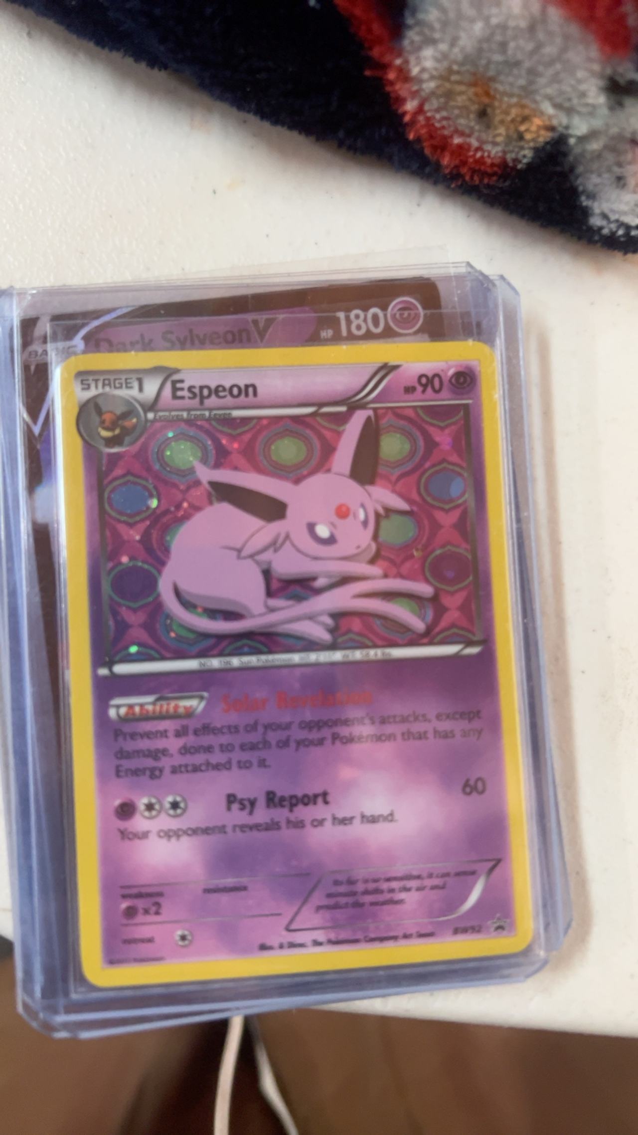 Pokemon Espeon BW92 Black Star Promo Holo Card