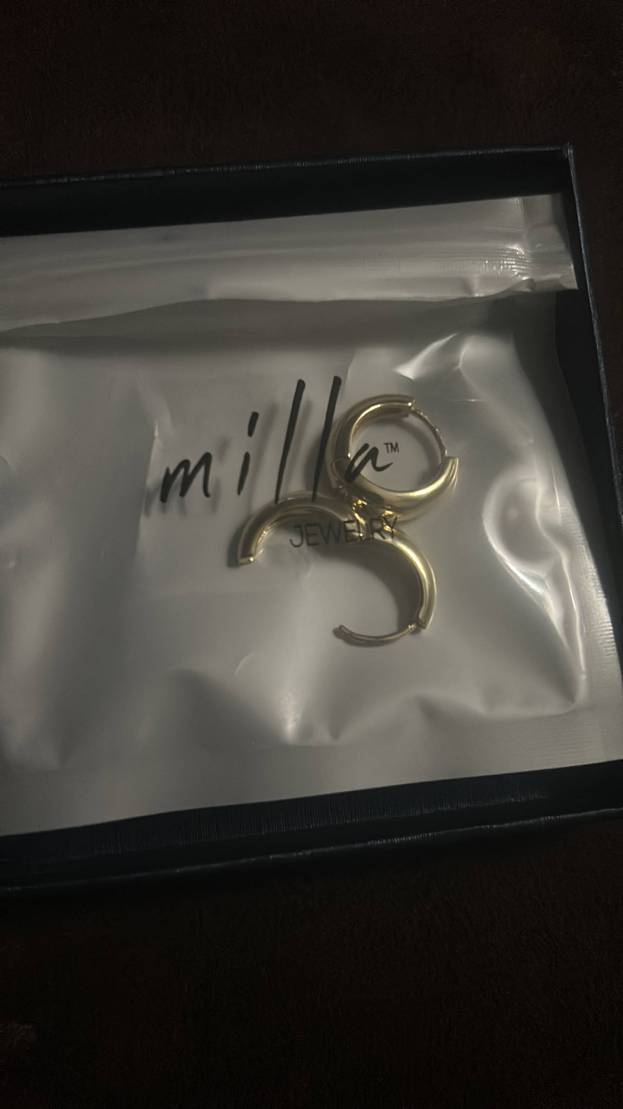 Milla Jewelry Gold Chunky Hoop Earrings