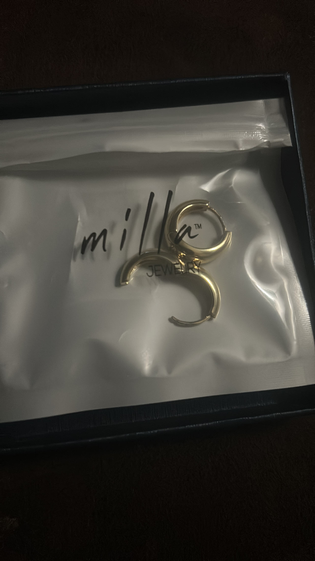 Milla Jewelry Gold Chunky Hoop Earrings