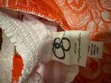 One September Orange and White Patterned Tank Top - XS - Image 2
