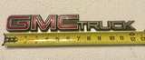 GMC Truck Tailgate Emblem Badge From 1993 GMC Sierra 1500 Tailgate - Image 4