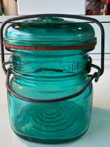 Ball Ideal Aqua Glass Canning Jar - Image 2