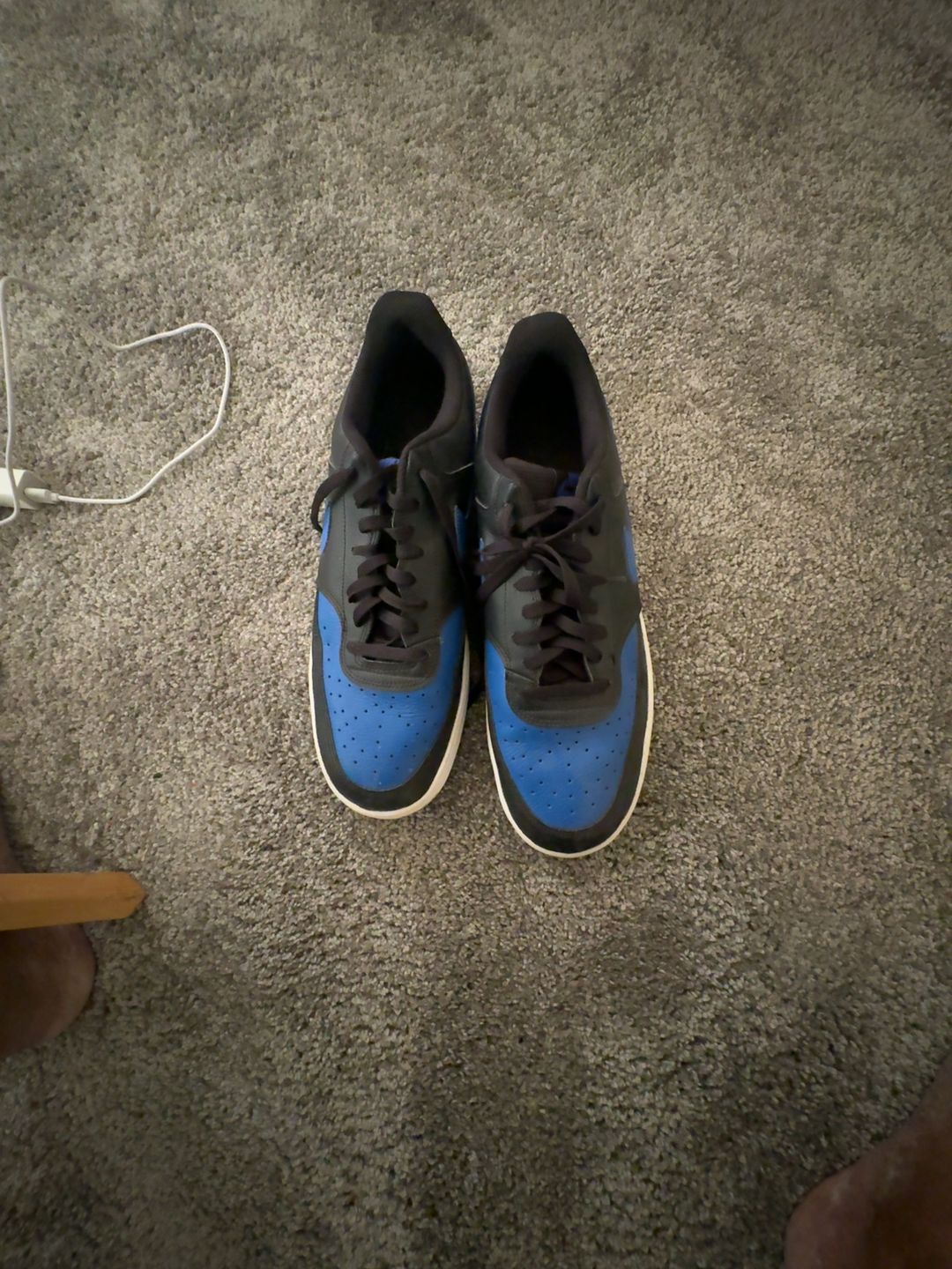 Nike Court Vision Low Black Game Royal Size 14