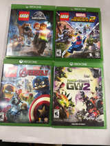 Xbox One Game Lot LEGO Marvel Jurassic World Plants vs Zombies - Image 1