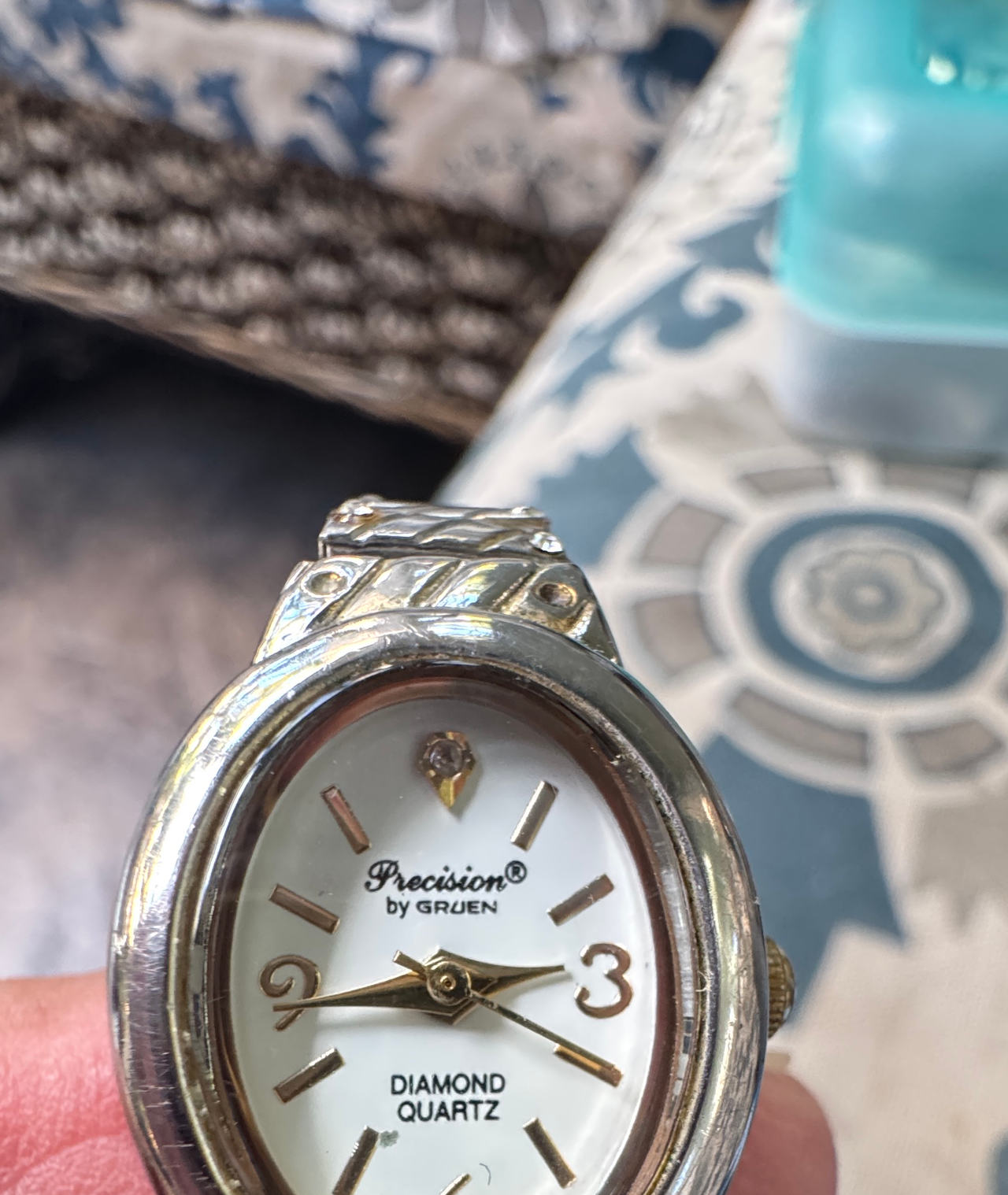 Gruen Precision Diamond Quartz Watch