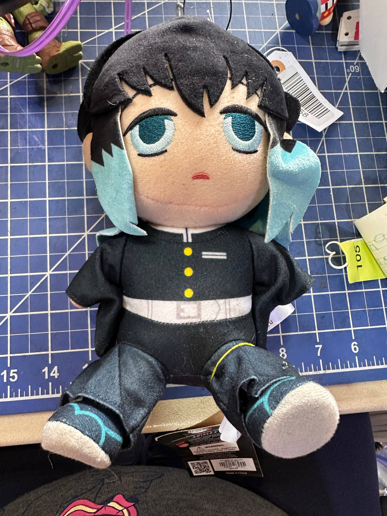 Demon Slayer: Kimetsu no Yaiba - Muichiro Tokito Sitting Plush 8''