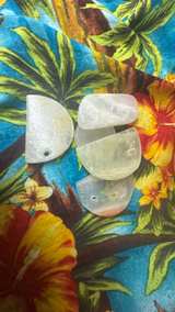 Natural Stone Half Moon Pendants(6) - Image 3