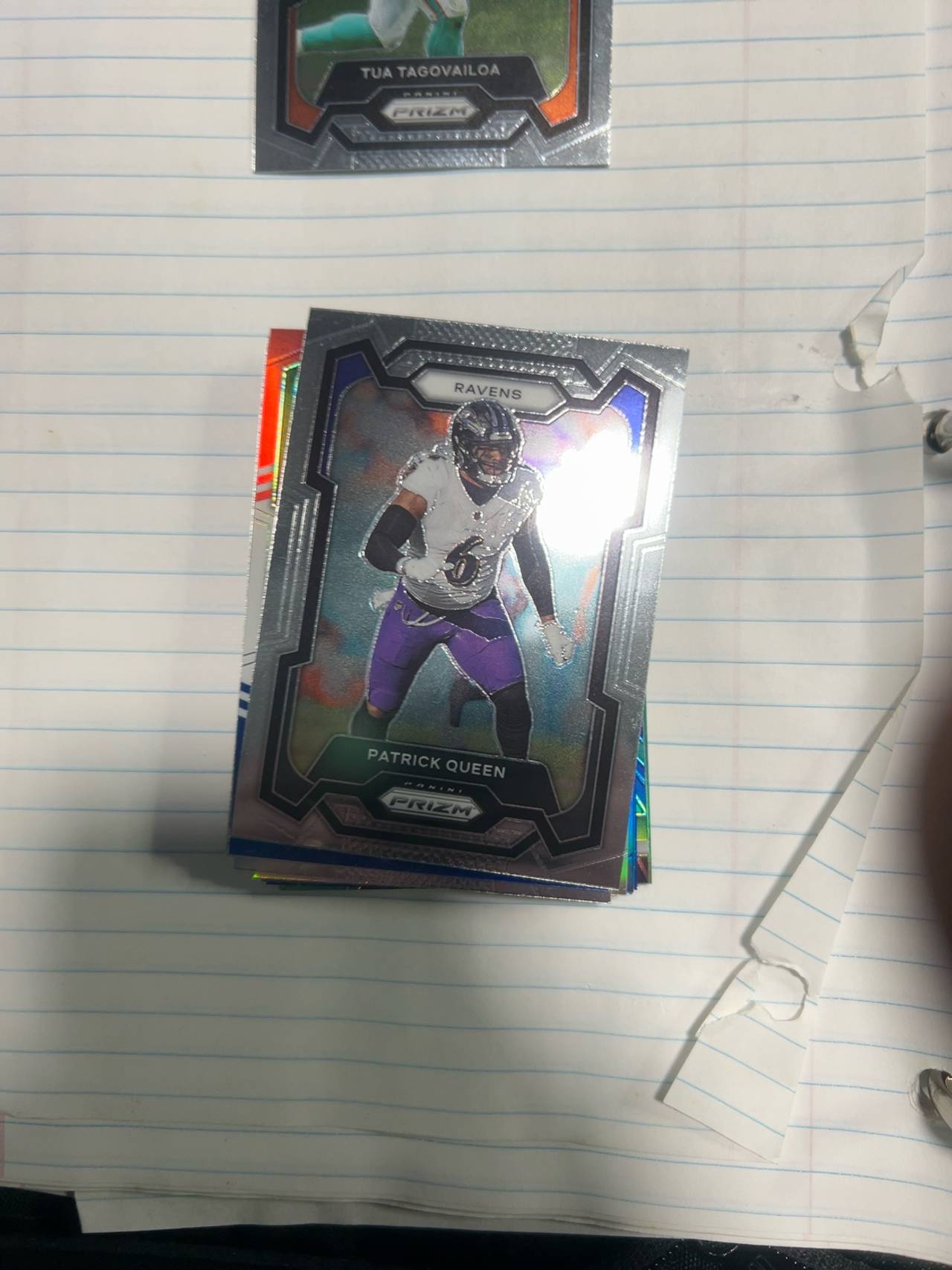 Panini Prizm Patrick Queen 2023 #24 Baltimore Ravens