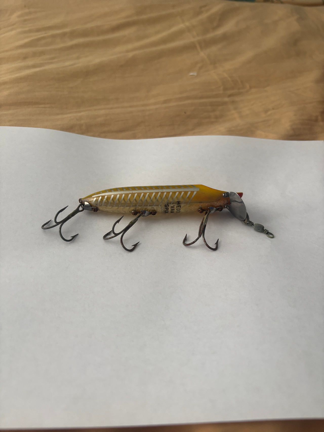 Vintage Heddon Vamp Spook Crankbait Fishing Lure