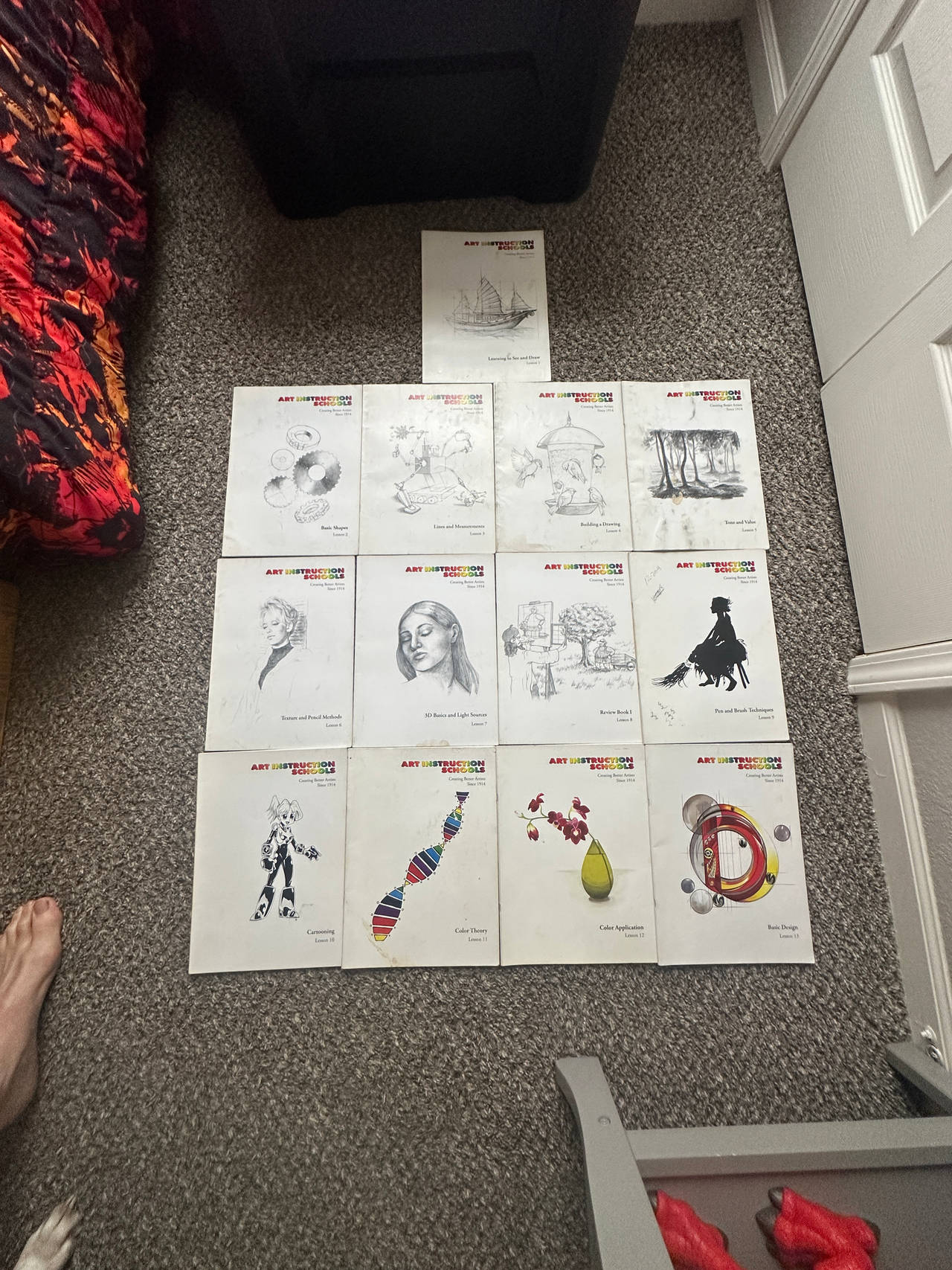 Art Instruction Schools Lesson Books