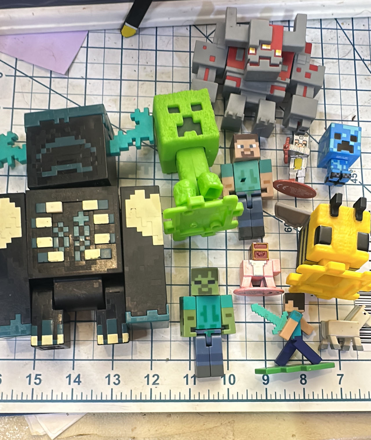 Minecraft Action Figure and Mini Figure Lot