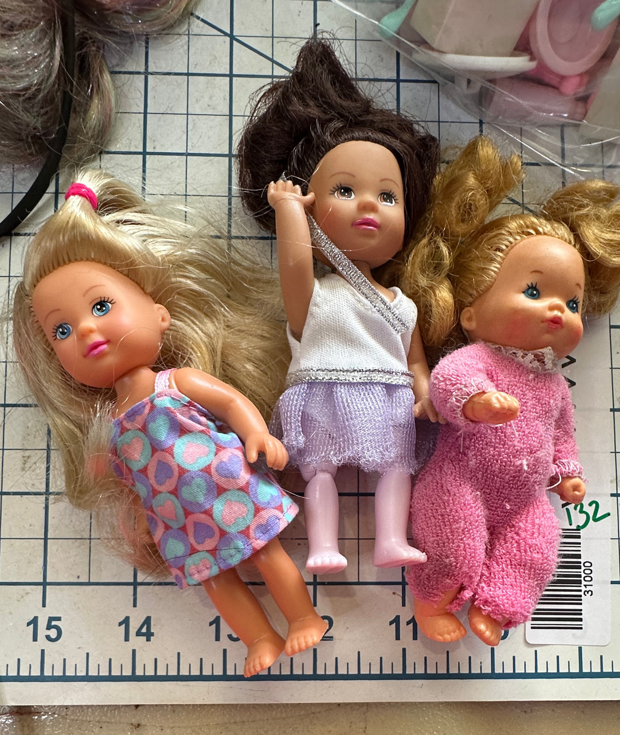 Barbie Kelly Dolls vintage Lot of 3. - 132