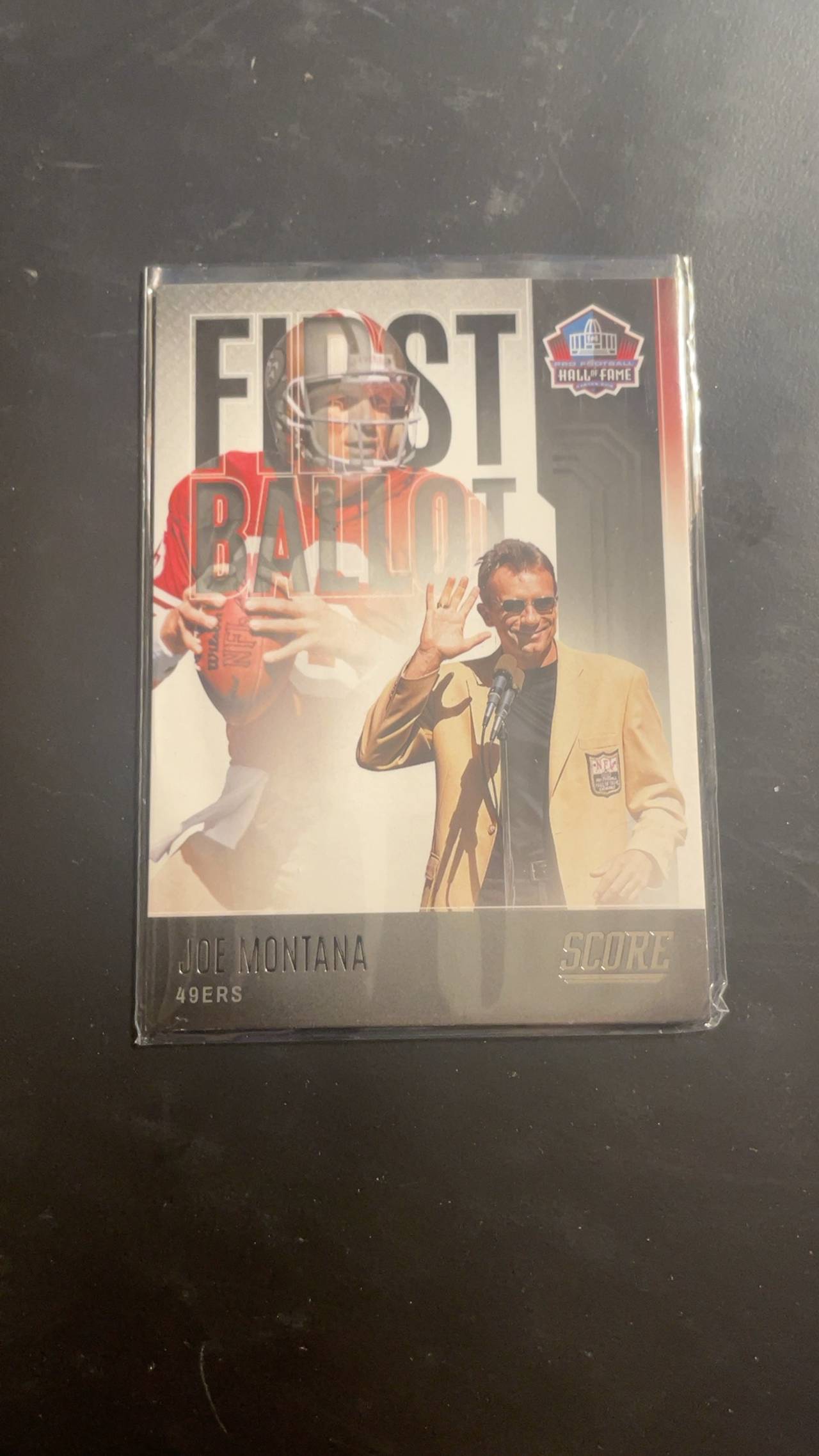 Panini Score 2022 Joe Montana First Ballot Card