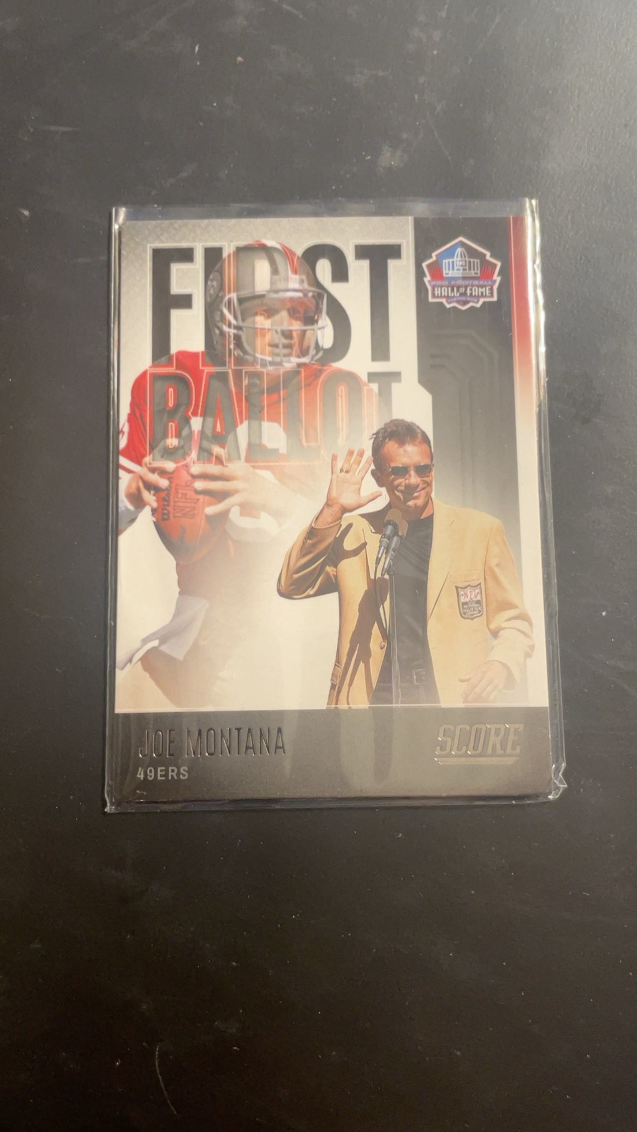 Panini Score 2022 Joe Montana First Ballot Card