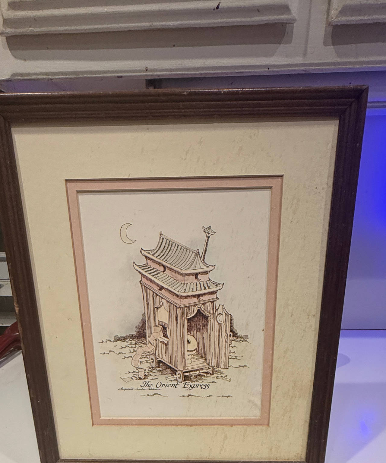 Maynard Reece Jr. 'The Orient Express' Framed Print