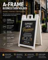 Plasticade Signicade Deluxe A-Frame Sign Board - Image 2