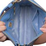 MCM Mini Pouchette Shoulder Bag in Blue Leather - Image 8