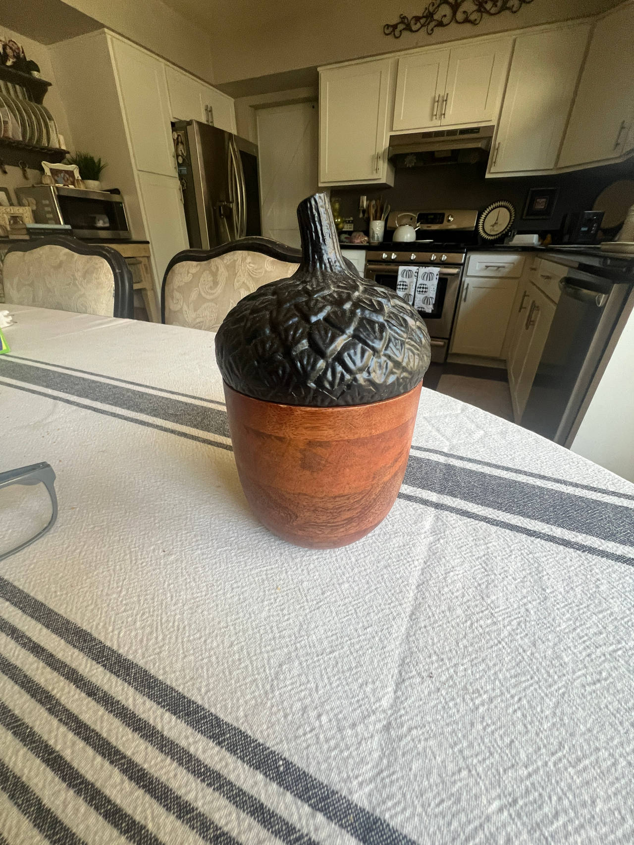 Acorn Decorative Canister