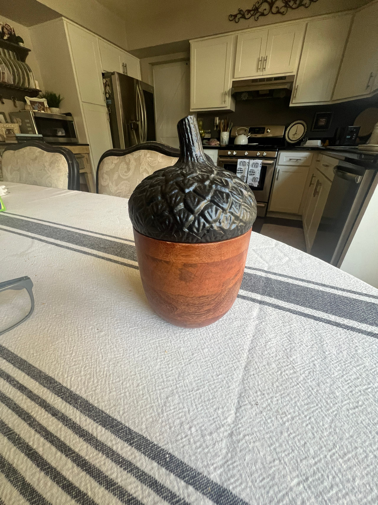 Acorn Decorative Canister