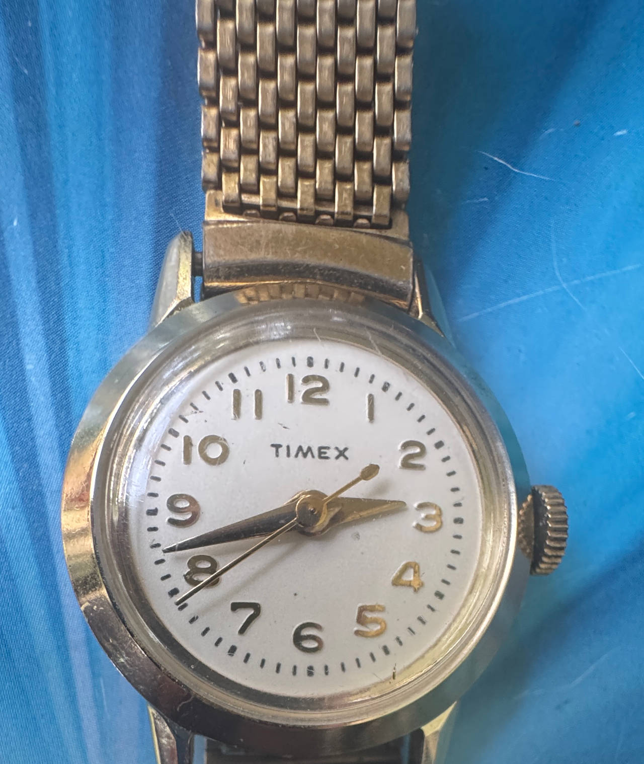 Vintage Timex Ladies Gold Tone Mechanical Watch