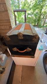 Vintage Steamer Trunk Storage Chest - Image 5