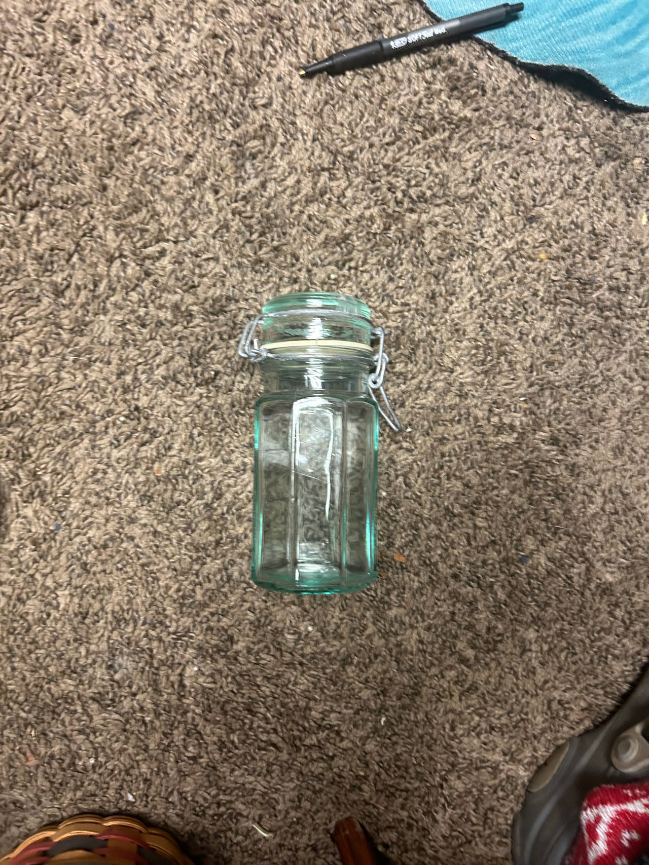Glass Storage Jar with Clamp Lid