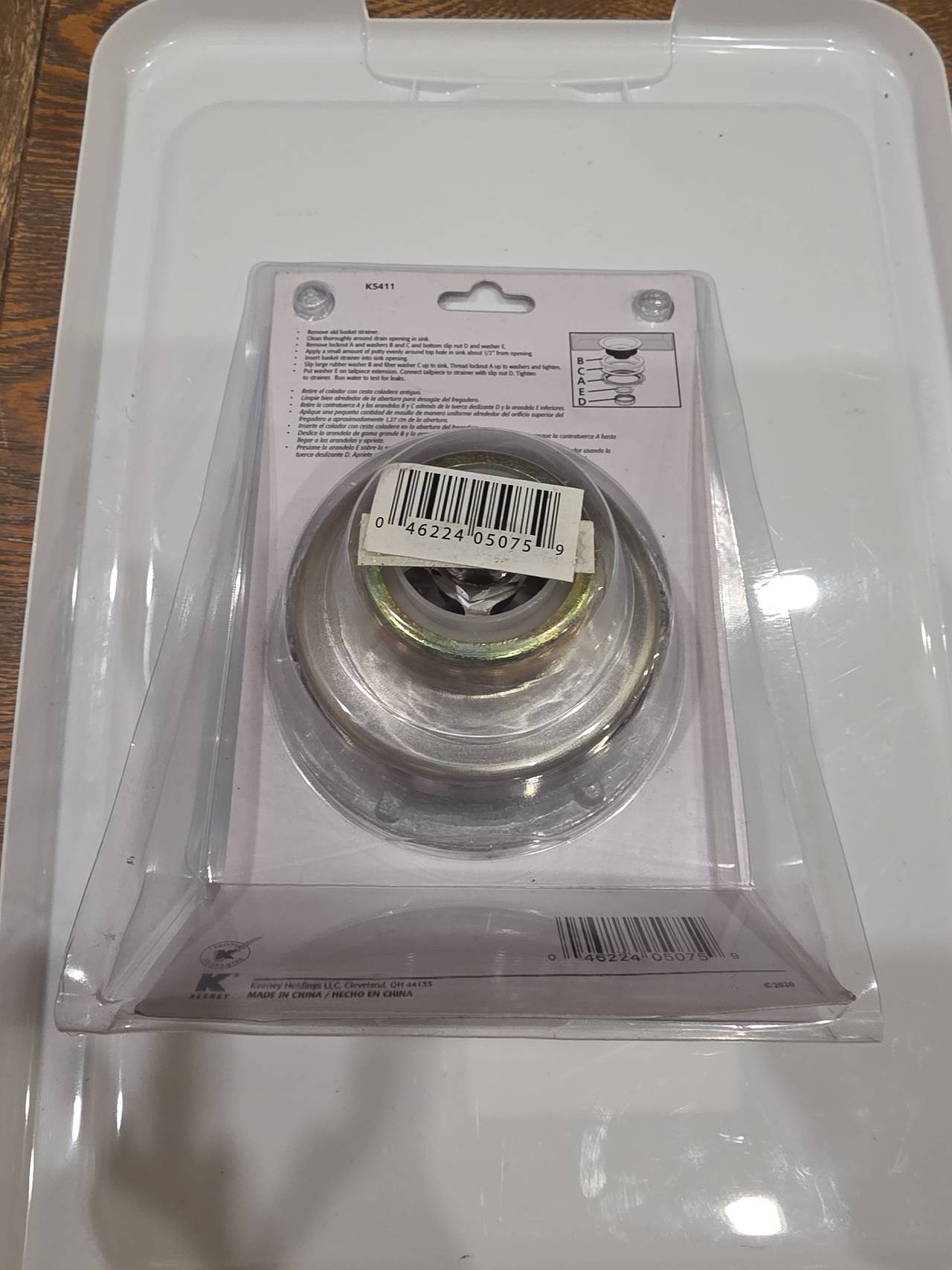 Keeney Turn2 Seal Closure Sink Strainer