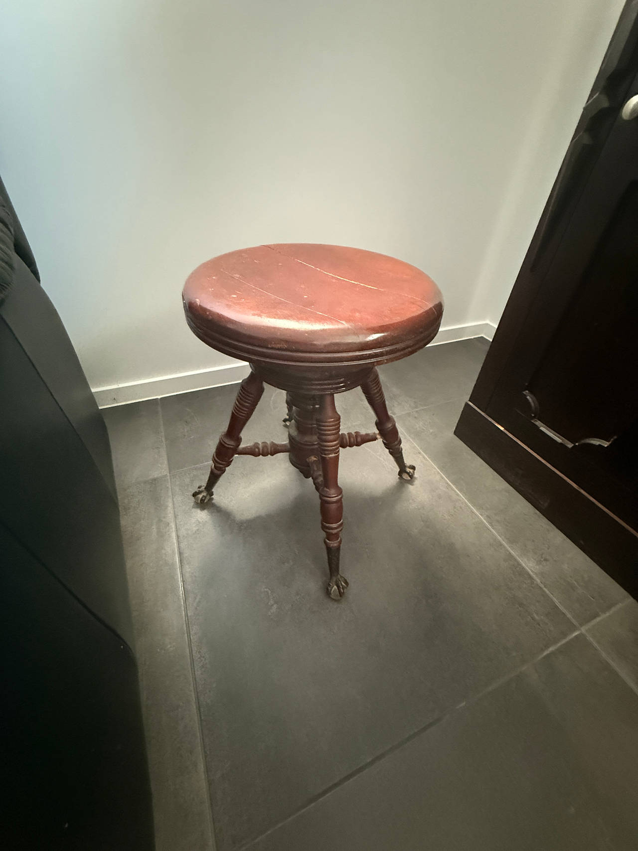 Antique Piano Stool