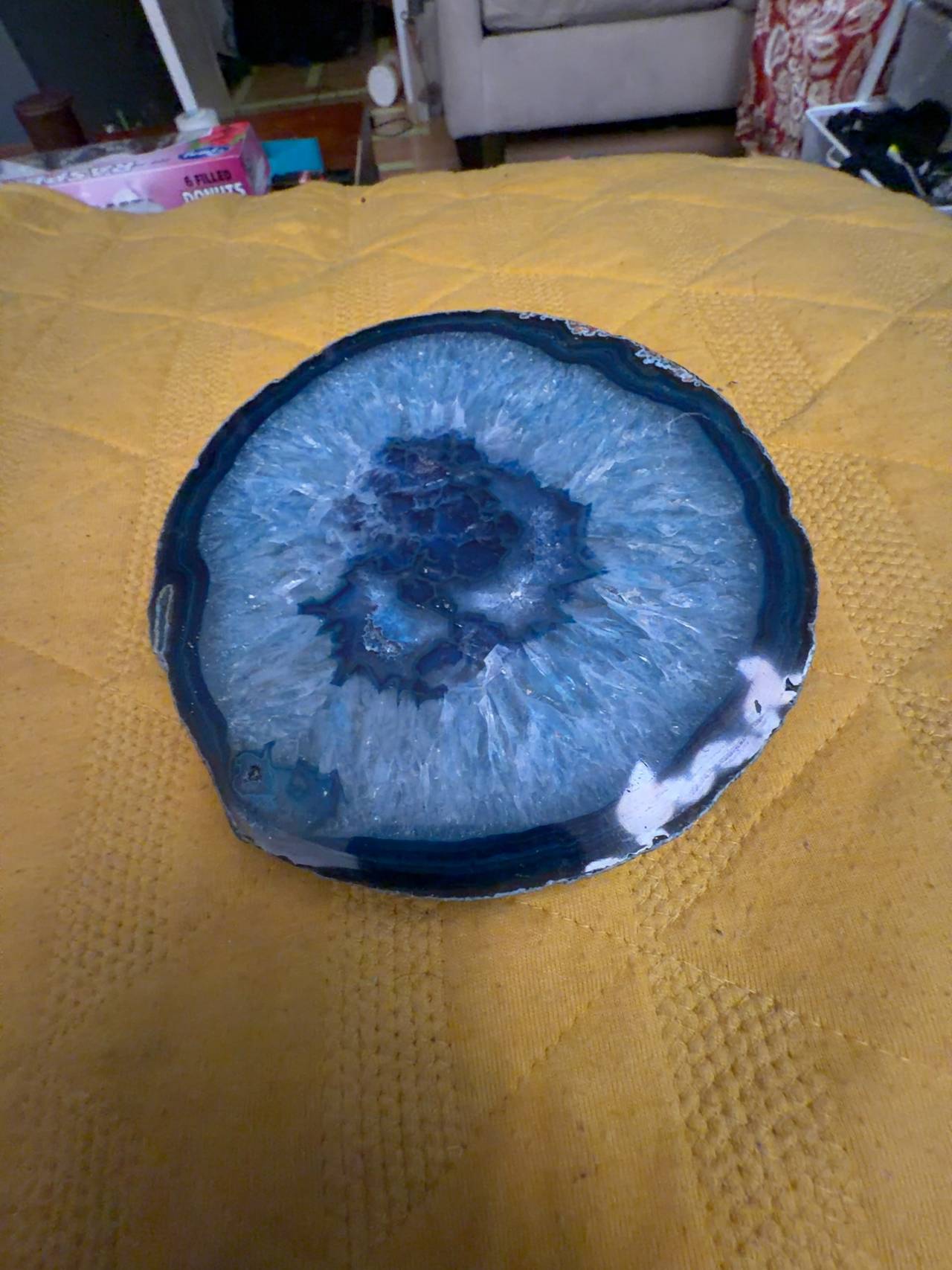 Blue Agate Slice