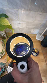 Bohemian Cobalt Blue Glass and Gold Tea pot - Image 6