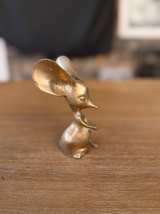 Vintage Brass Mouse Figurine - Image 2