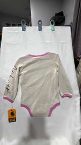 Carhartt Baby Girls' Long-Sleeve Pointelle Truck Bodysuit - Image 2