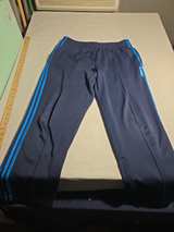 Adidas Vintage Trefoil Mens Track Pants Large blue - Image 3