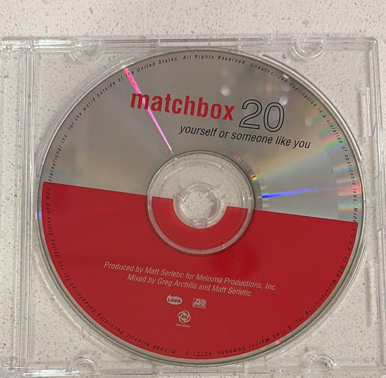Matchbox 20 - Yourself or Someone Like You CD