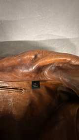 Roundtree & Yorke Leather Trucker Jacket - Image 4