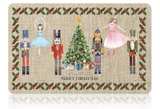 Tinideya 12 x 20 Inch Nutcrackers Merry Christmas Dish Mat for Kitchen Counter - Image 1