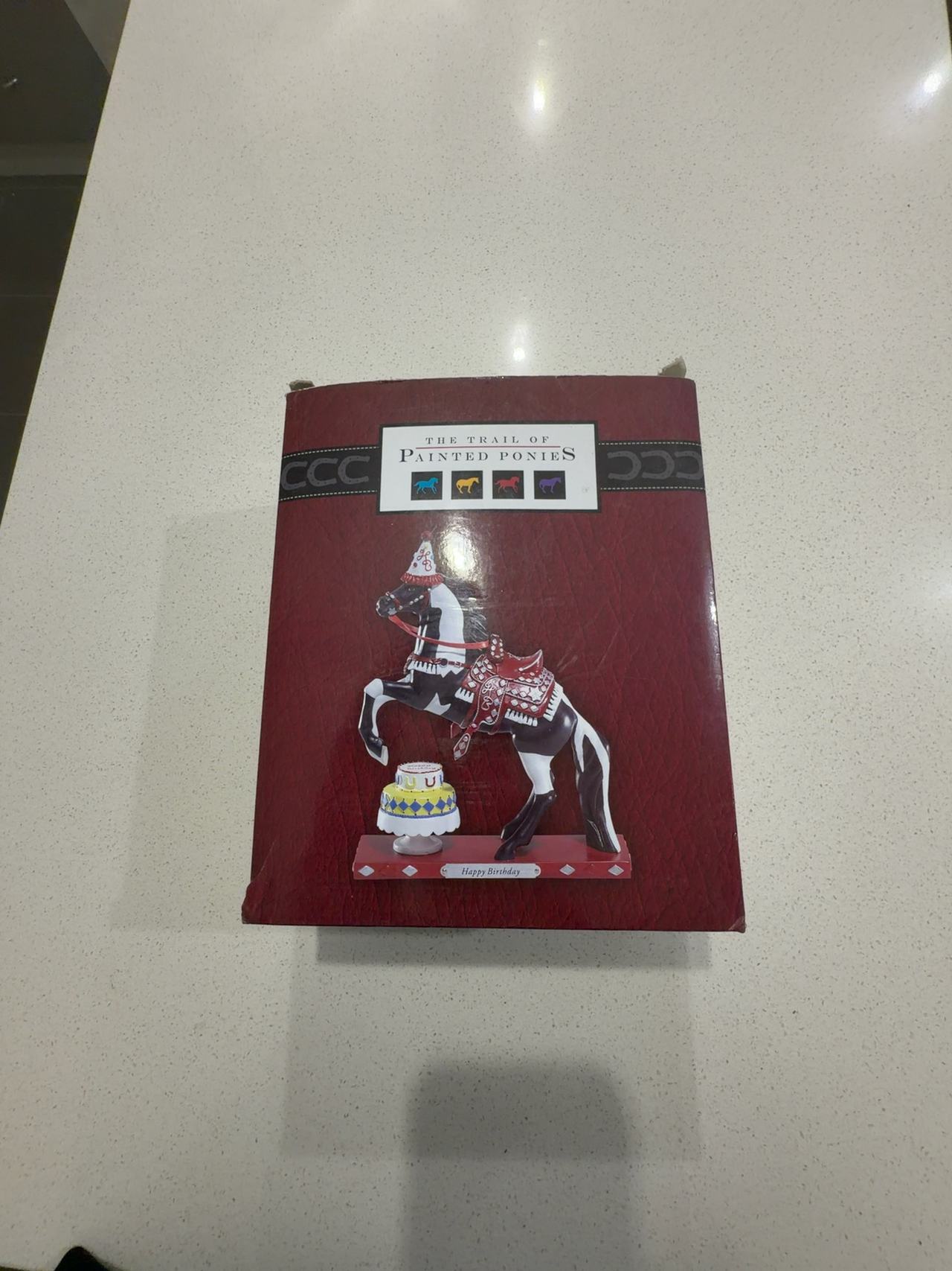 Enesco Trail of Painted Ponies Happy Birthday Figurine