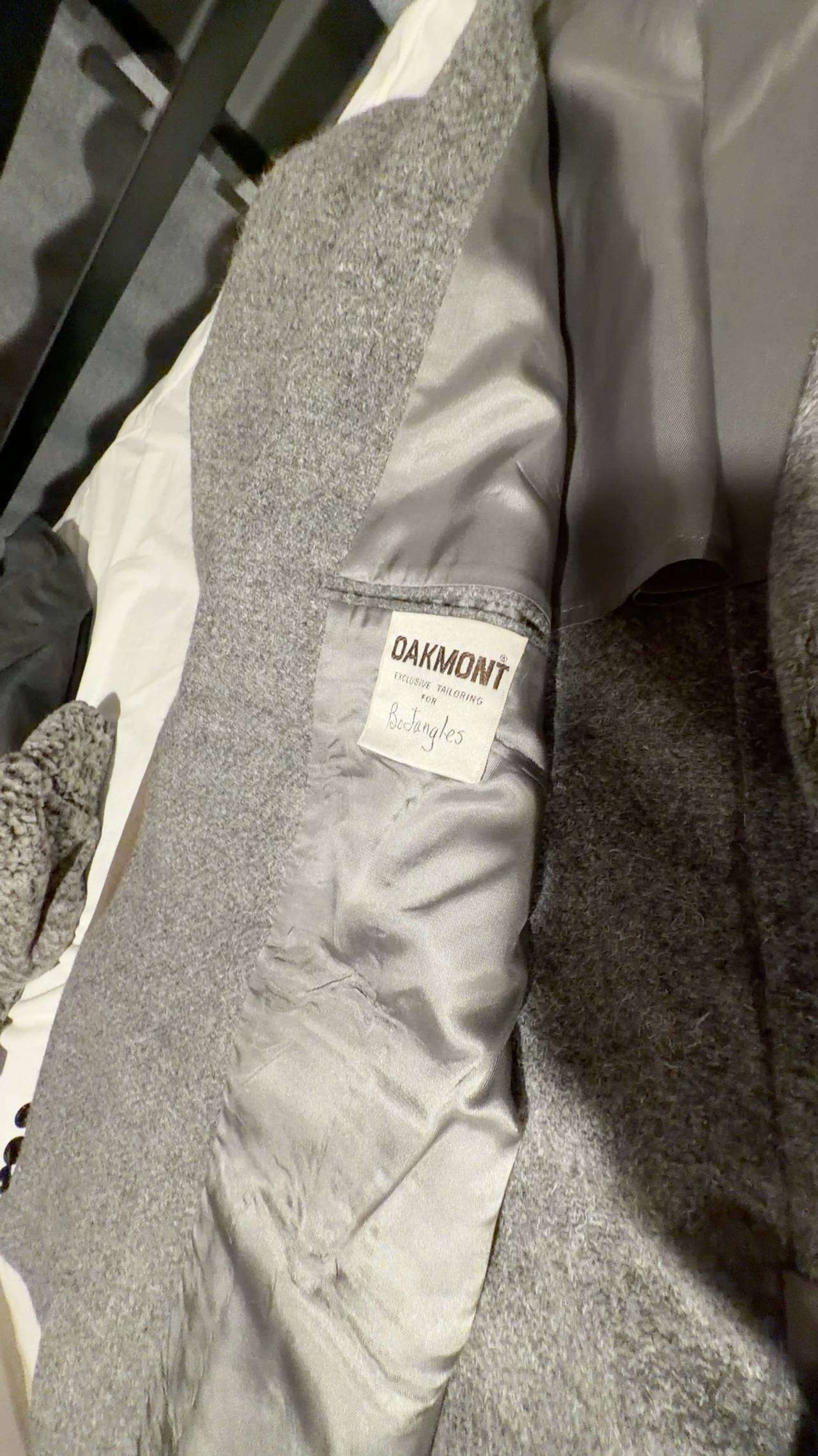 Gray Wool Blazer Jacket