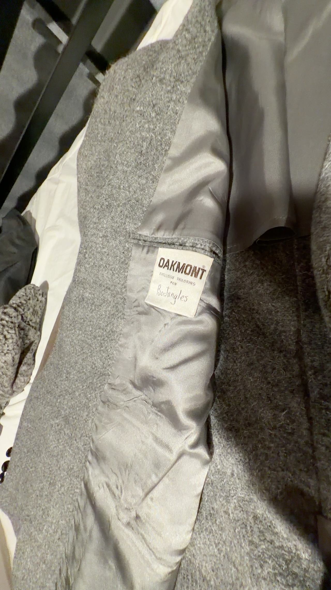 Gray Wool Blazer Jacket