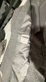 Gray Wool Blazer Jacket - Image 1