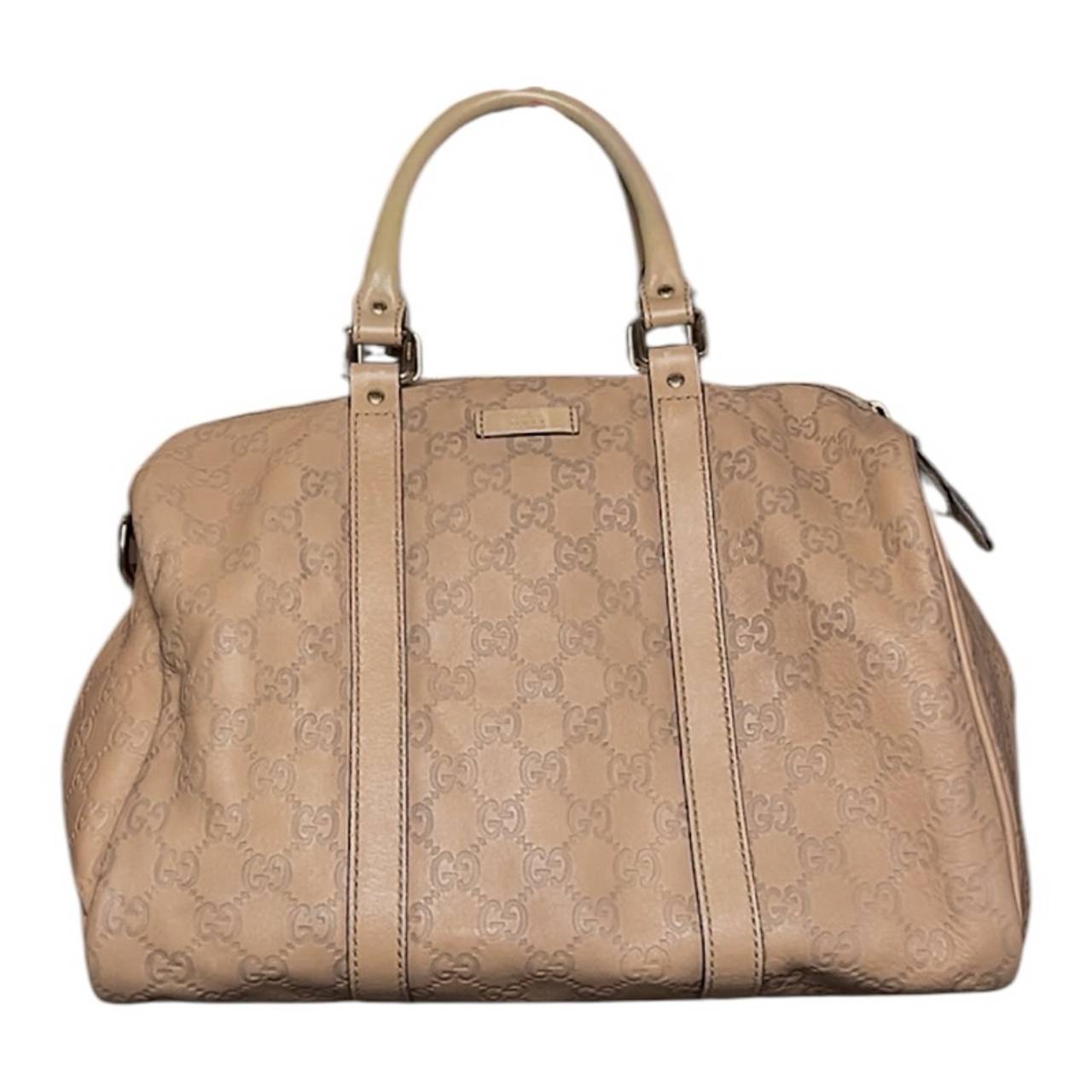 Gucci Joy Boston Bag Beige Leather