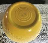 Vintage Homer Laughlin sunny Yellow Embossed Oven Serve Baker & Lid Bowl OS-54 - Image 5