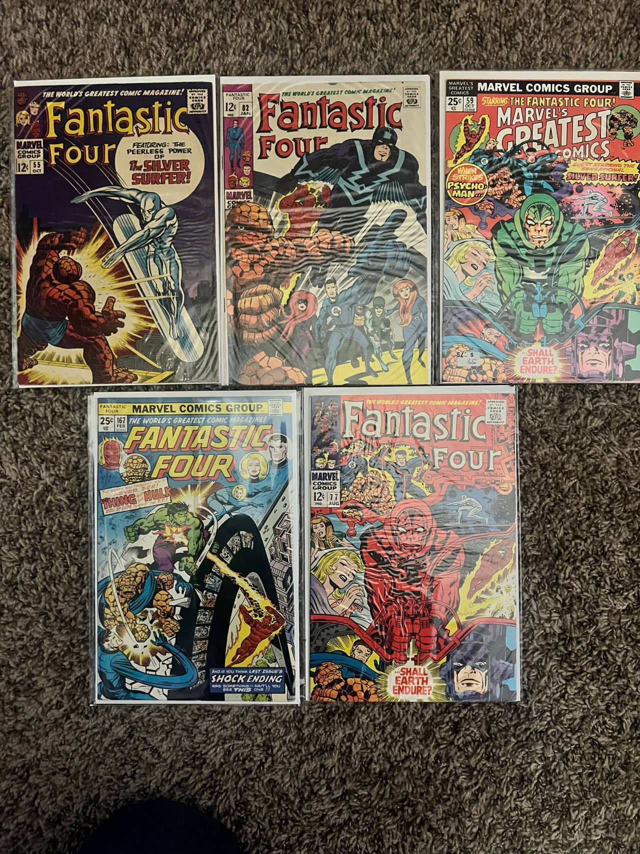 Fantastic Four #55 Silver Surfer Comic Book Lot